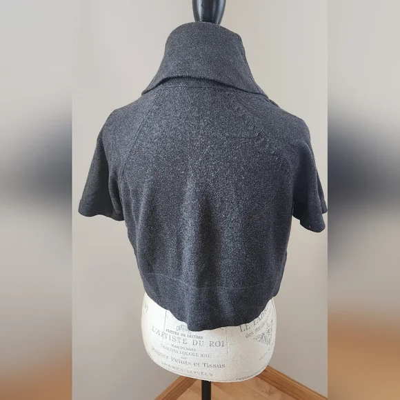 LOFT cropped open front short sleeve bolero/ shrug in size S - Picture 3 of 7